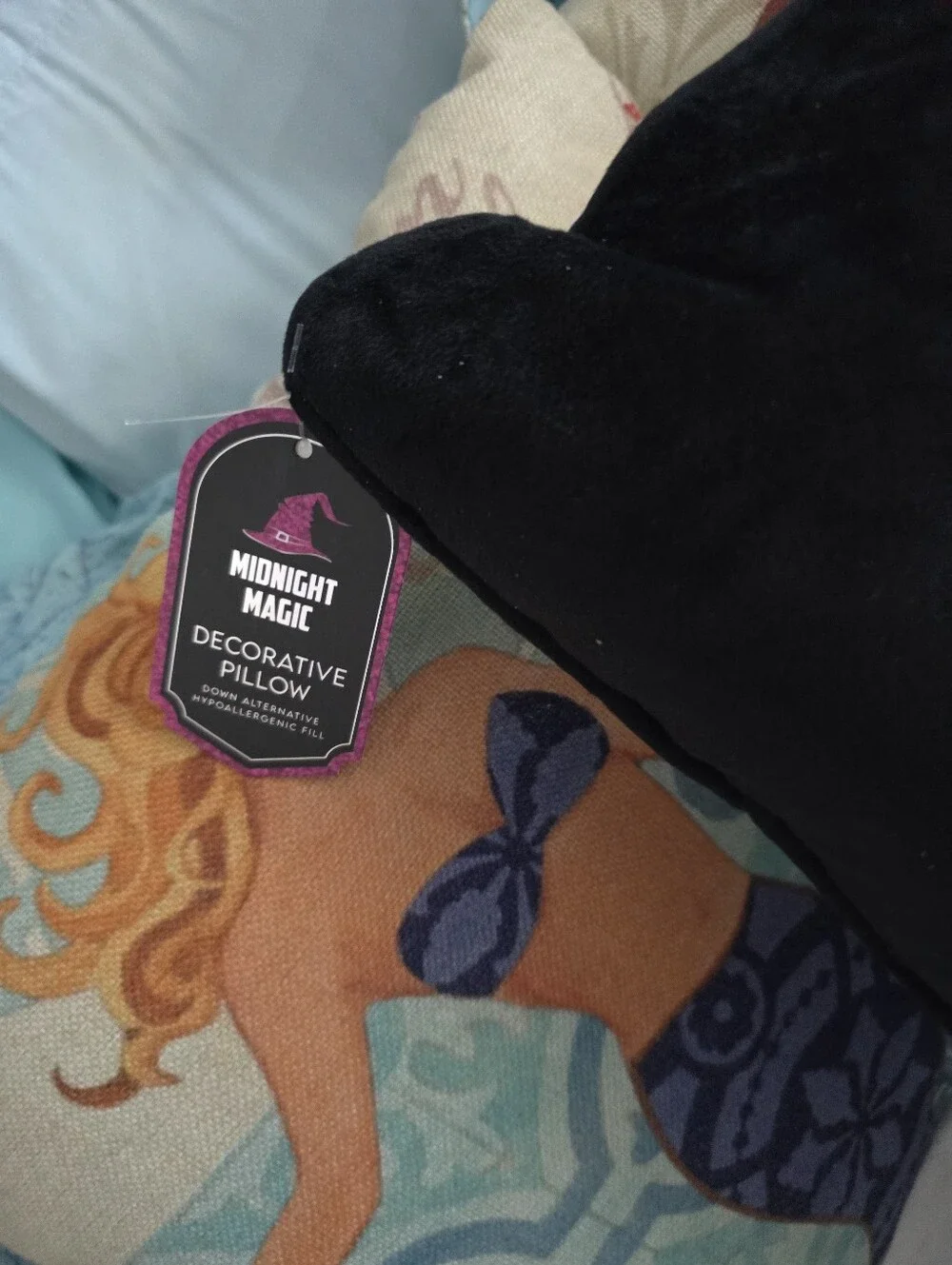 Midnight Magical Pillow Witches Halloween